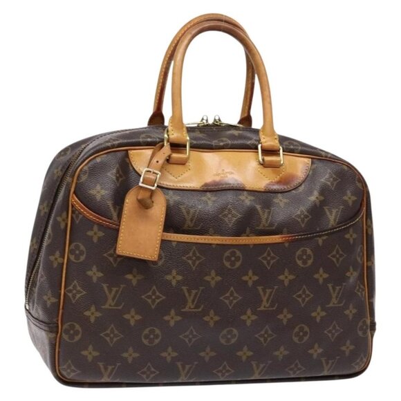 LOUIS VUITTON Monogram Deauville Hand Bag M47270 LV Auth 141415 - Picture 1 of 16